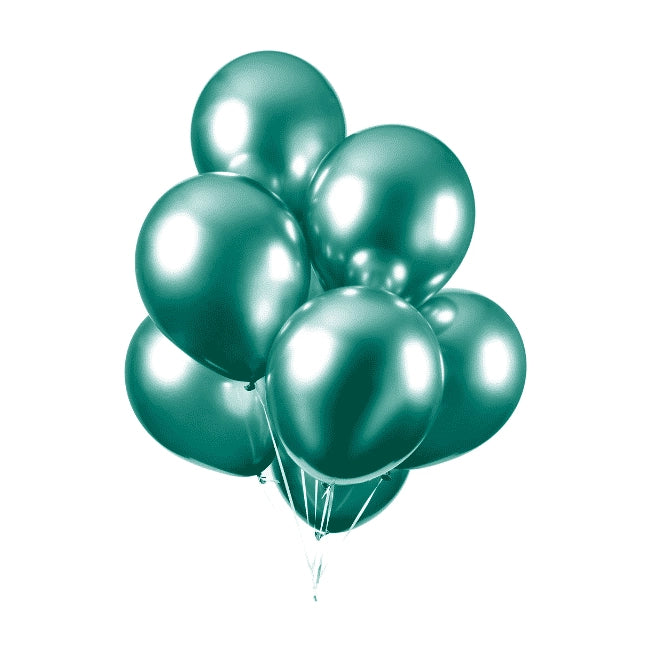 Ballonnen Spiegel Donker Groen - 10 stuks - 30cm