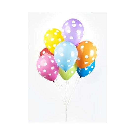 Ballonnen Stippen - 8 stuks - 30cm