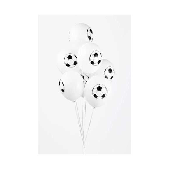 Ballonnen Voetbal - 8 stuks - 30cm