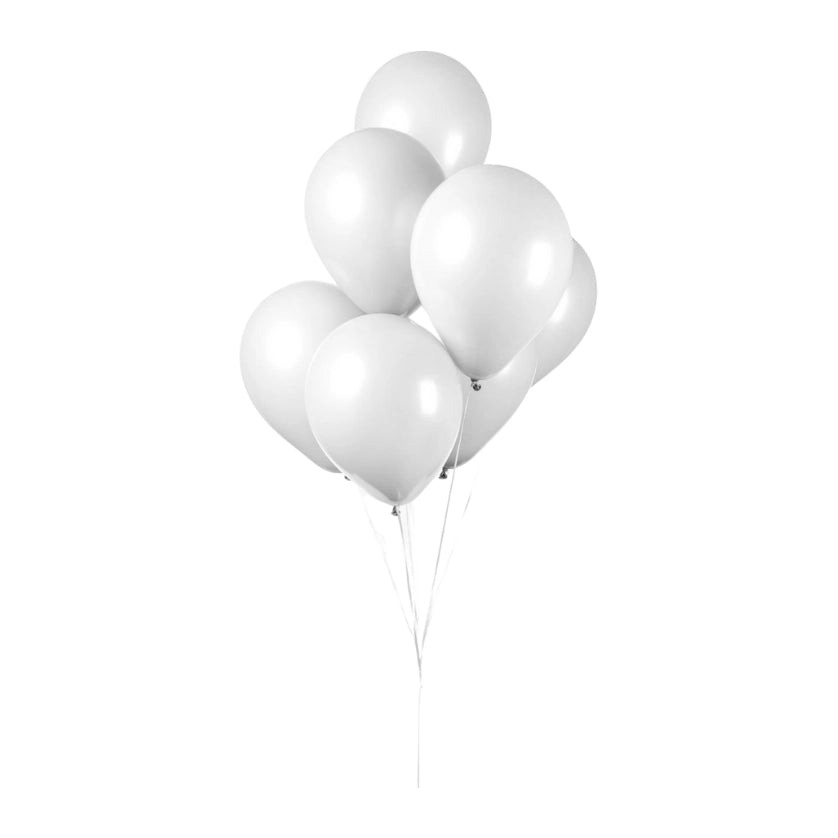 Ballonnen Wit - 10 stuks - 30cm