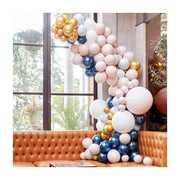 Ballonnenboog XL marmer, grijs & chrome goud