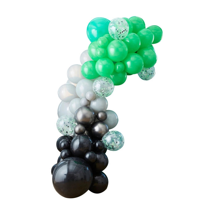 Ballonnenboog zwart/ groen Game On 5m