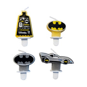 Batman 4 taart kaarsjes 4x2cm