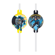Batman FSC Papieren rietjes 4 stuks