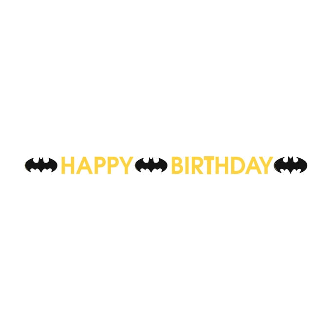 Batman Happy Birthday slinger 180x11cm