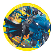 Batman Papieren borden 8 stuks 23cm