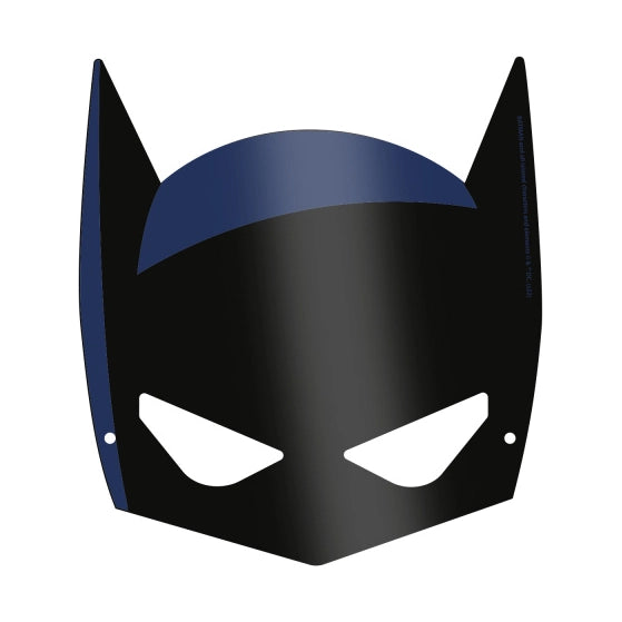 Batman papieren maskers 8 stuks