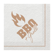 BBQ 16 papieren servetten
