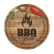BBQ 8 papieren bordjes