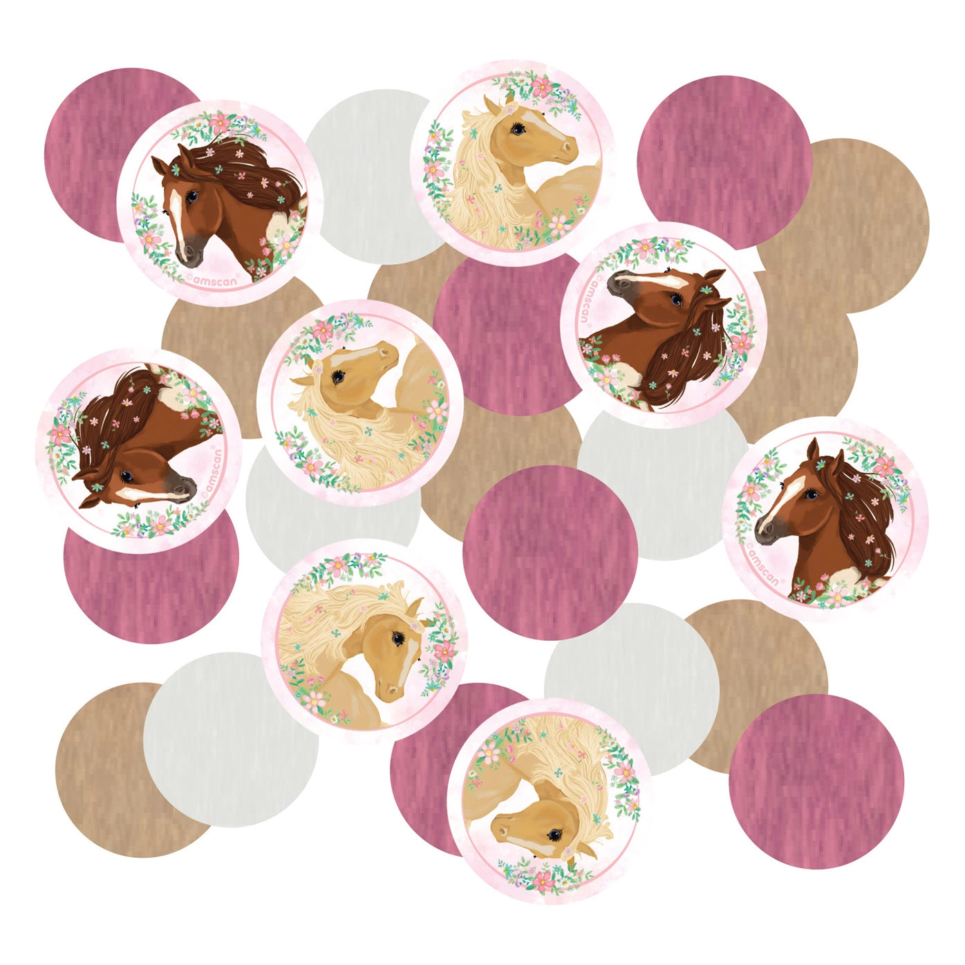 Beautiful Horses papieren confetti 14 gram