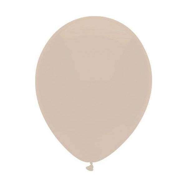 Beige ballonnen 10 stuks 30cm