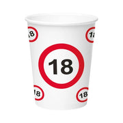 Bekers Wit 18 jaar - 8 stuks - 350 ml