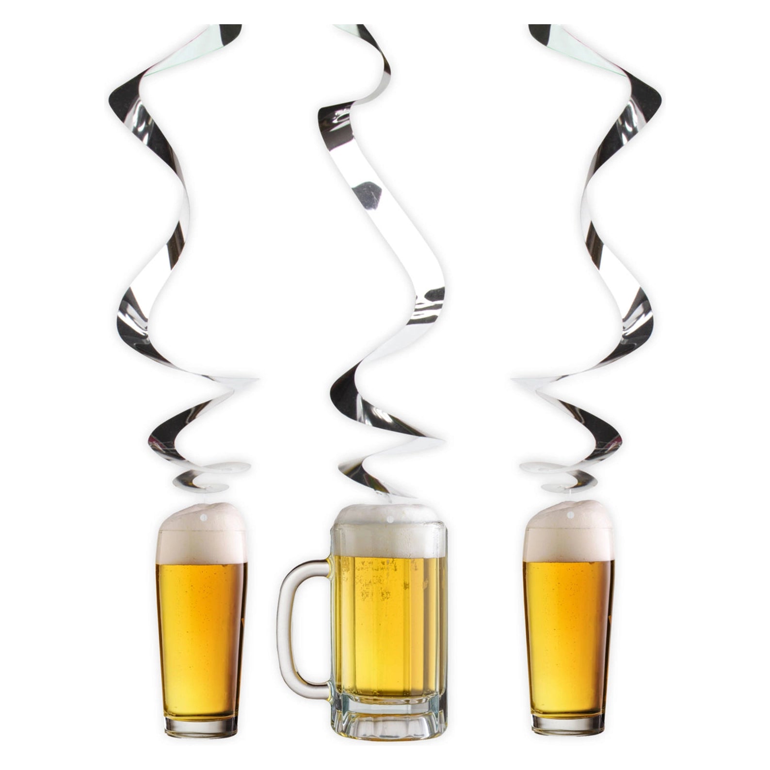 Bierpullen Hangdecoraties 3 Stuks 80x13cm