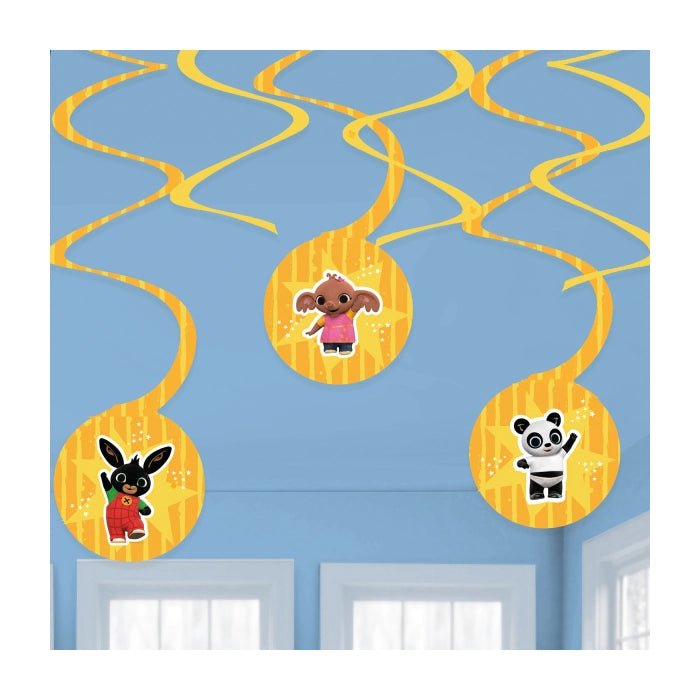 Bing Spiraal decoraties papier 6 stuks