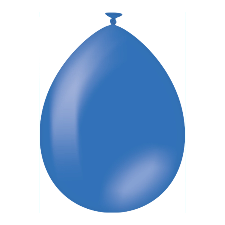 Blauwe ballonnen 10 stuks 30cm