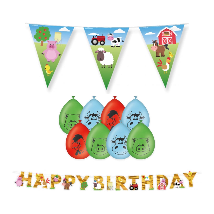 Boerderij Versiering pakket - S