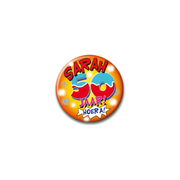 Sarah Cartoon - 50 jaar - Button klein