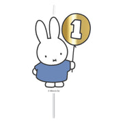 Cijferkaars "1" Nijntje First Birthday Blauw