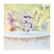 Cijferkaars cijfer 5 Rozenblaasjes