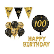 Classy Party 100 jaar verjaardag versiering pakket M