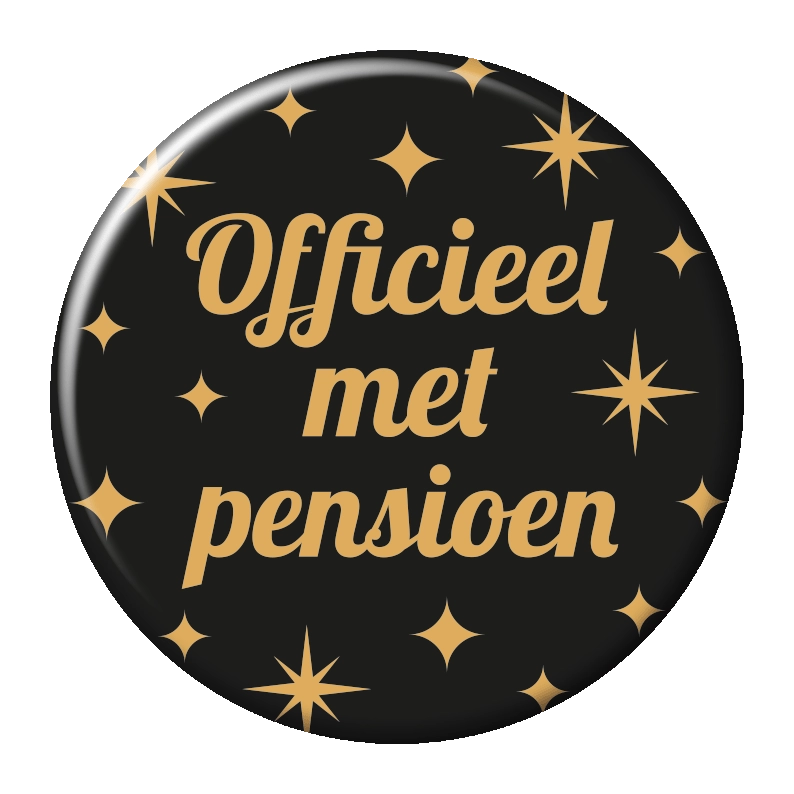 Classy Party Pensioen button