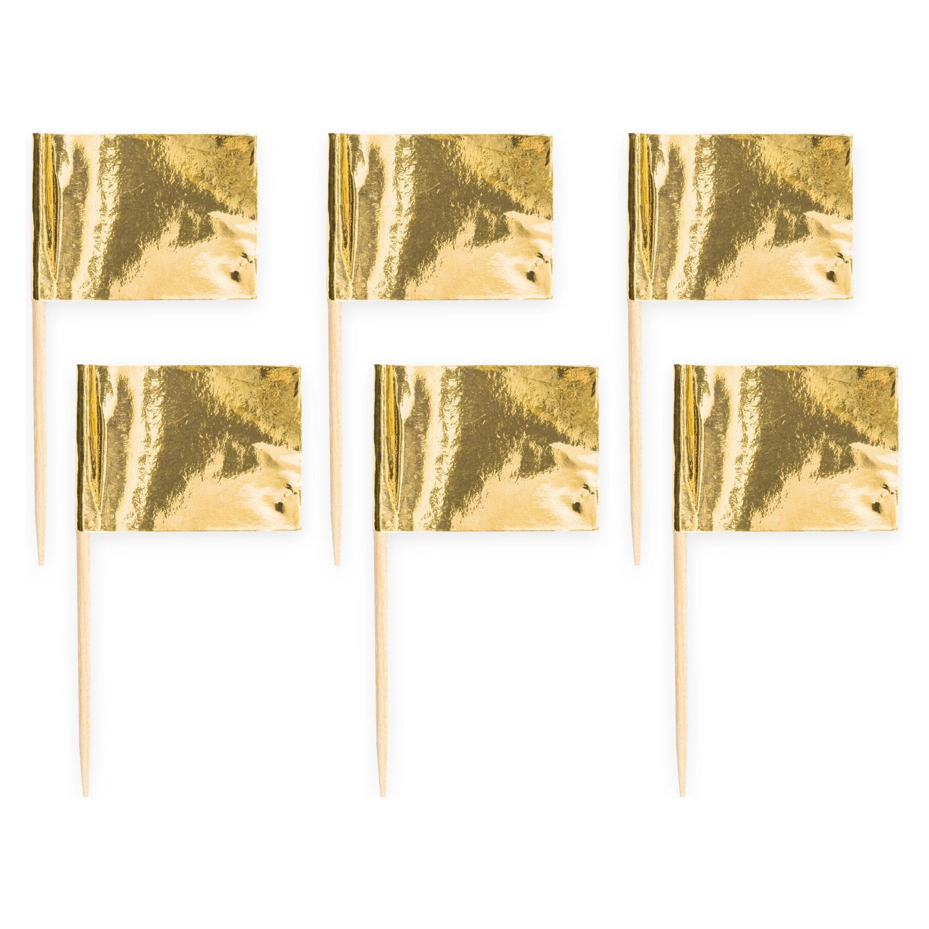 Cocktail Prikkers - Goud - 50 stuks