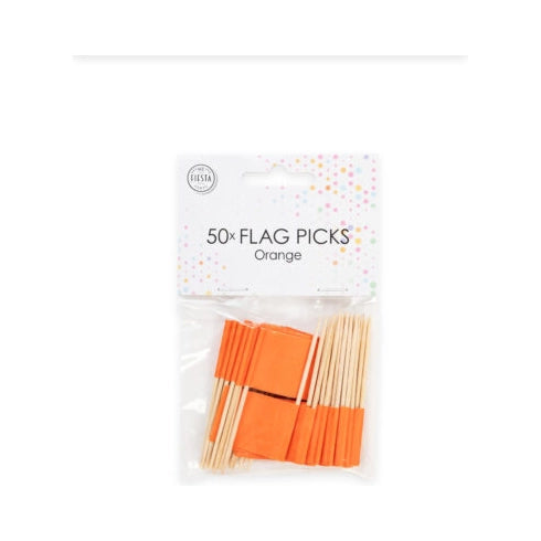 Cocktail Prikkers - Oranje - 50 stuks