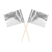 Cocktail Prikkers - Zilver - 50 stuks