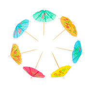 cocktailprikkers parasol gekleurd