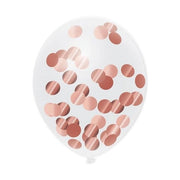 Confetti ballon Festive Rose Gold