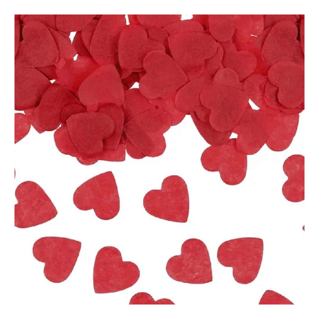 Confetti hartjes rood