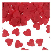 Confetti hartjes rood