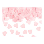 Confetti hartjes roze