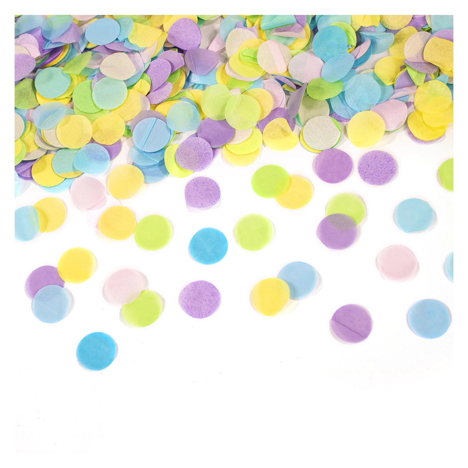 Confetti kanon pastel - 40cm - papier