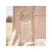 Decoratie Hanger Love Hout A Touch of Pampus 74x25cm