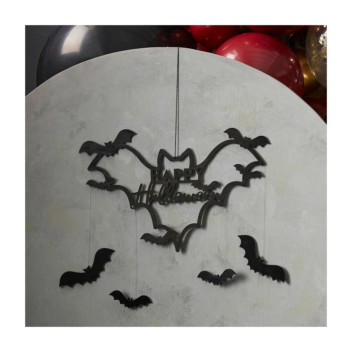 Decoratie Happy Halloween 45x33cm