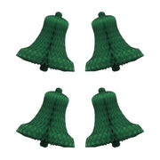 Decoratieve kerstklok 16cm (4st)