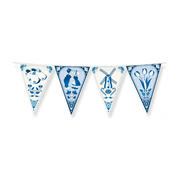 Delftsblauw - Vlaggenlijn - 10 meter