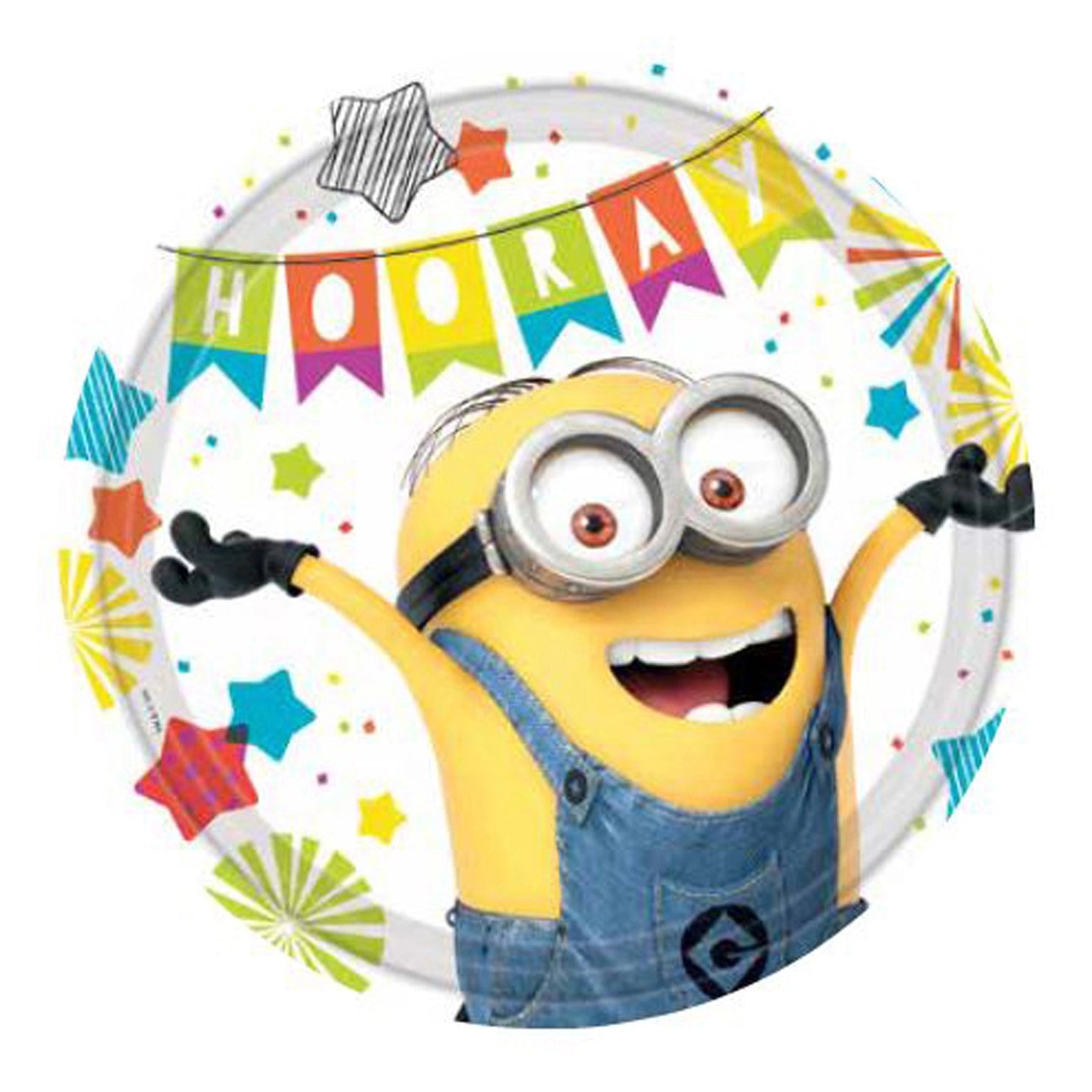 Despicable Me papieren borden 8 stuks