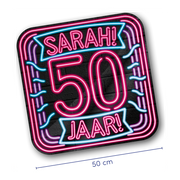 Deurbord - Sarah - Neon