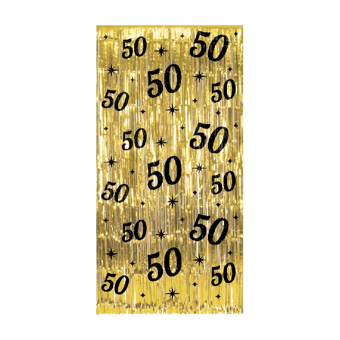 Deurgordijn 50 jaar 200 x 100 cm