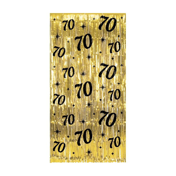 Deurgordijn 70 jaar 200 x 100 cm