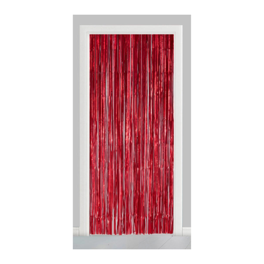 Deurgordijn rood (brandvertragend) 240x100cm