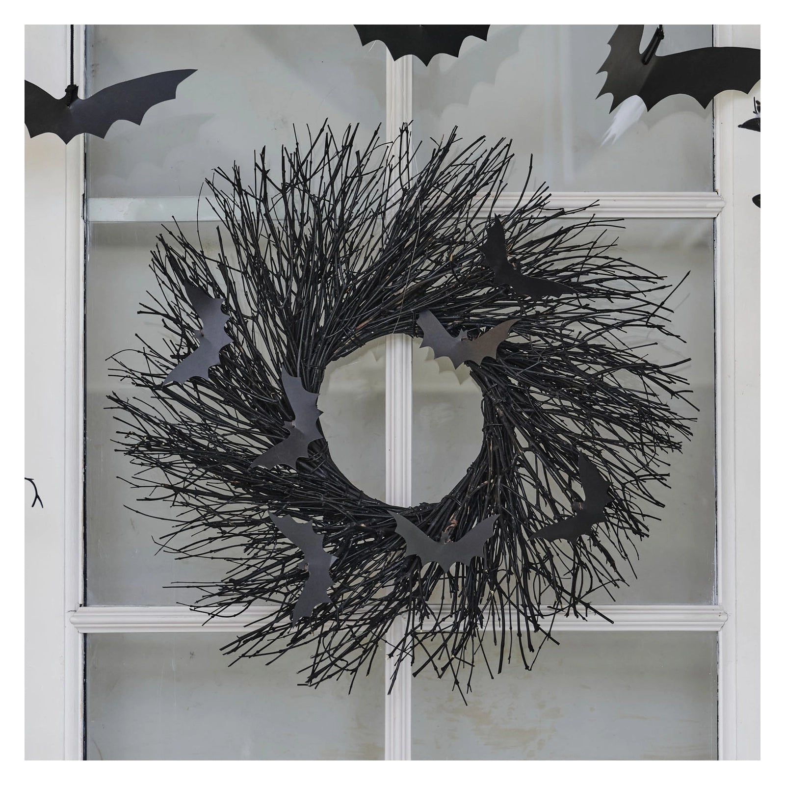 Deurkrans vleermuizen Halloween