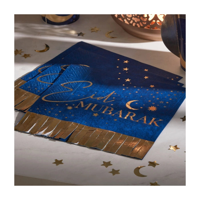 Eid Mubarak papieren servetten 33x33cm 16 stuks