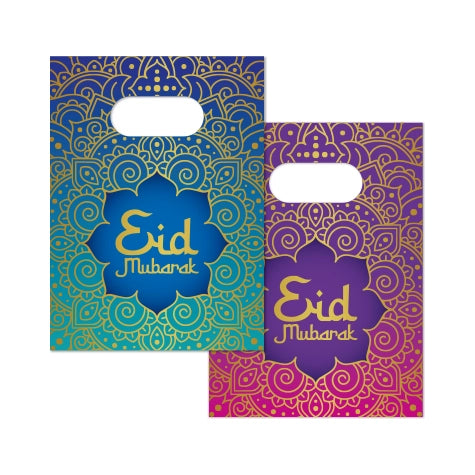 Eid Mubarak papieren uitdeelzakjes 4 stuks
