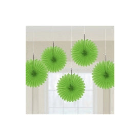 Fan decoratie Kiwi Groen - 5 stuks