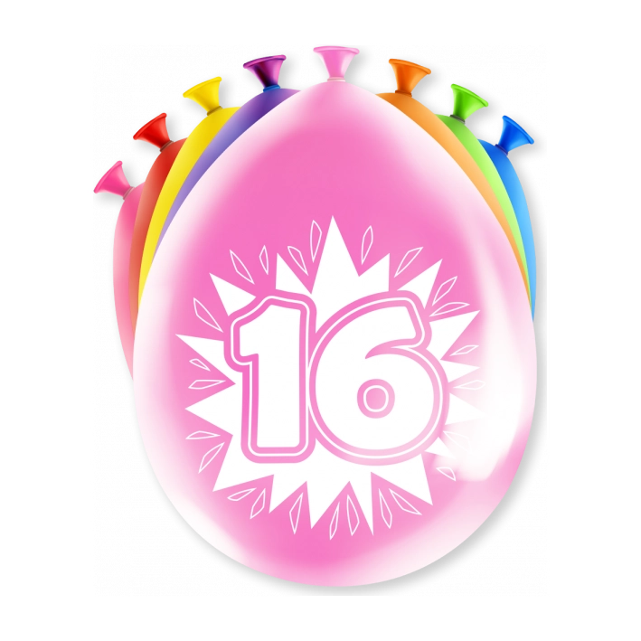 Feest Ballonnen - 16 jaar
