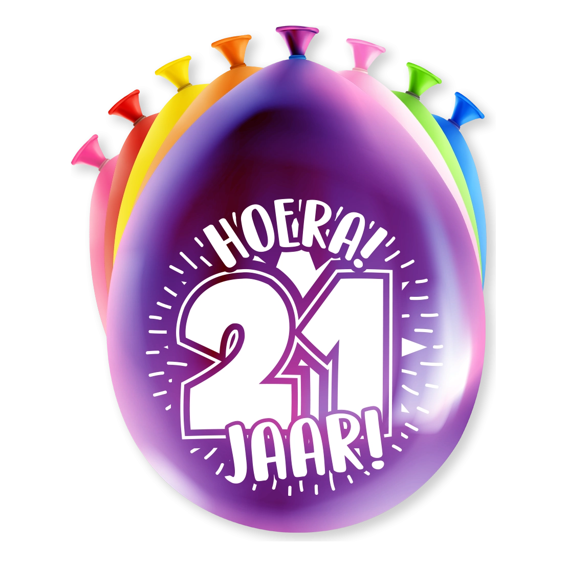 Feest Ballonnen - 21 jaar
