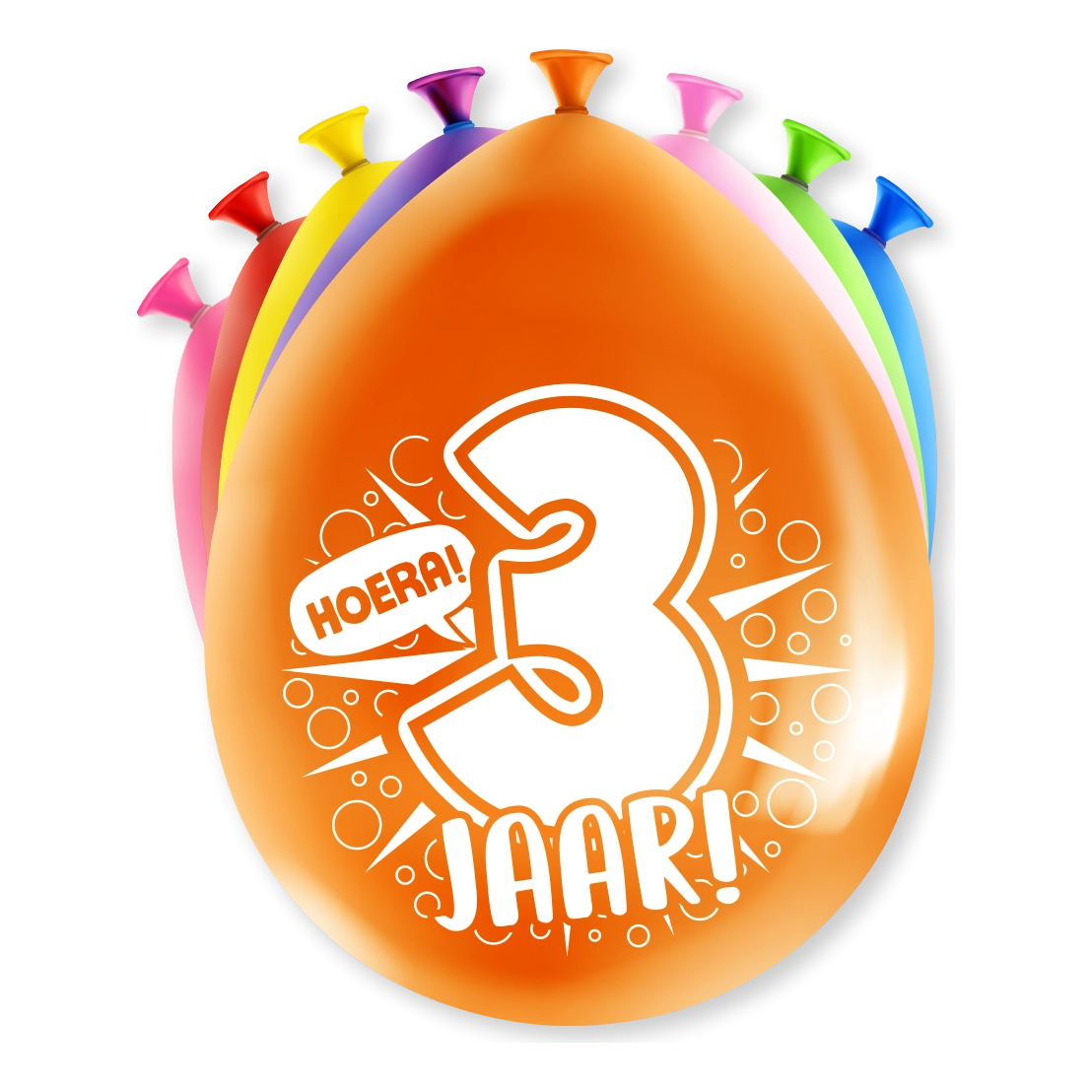 Feest Ballonnen - 3 jaar